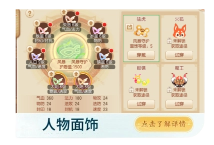 人物面饰