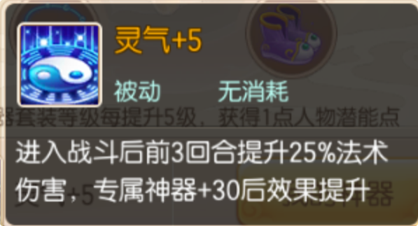 专属神器套装效果